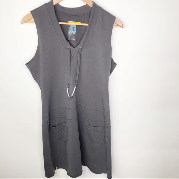 Lole Tops - Lolë V Neck Short Sleeve Yoga Dress Gray M